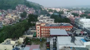 Hindistan 'ın Haridwar eyaleti Uttarakhand gökyüzünden görüldü
