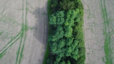 Fransız Vexin Bölgesel Doğal Parkı gökyüzünden görüldü