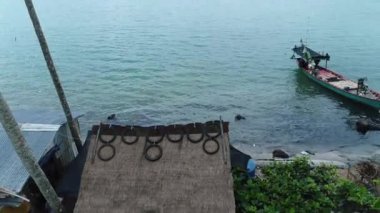 Kamboçya 'daki Sihanoukville şehri gökyüzünden görüldü.