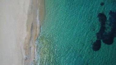 Yunanistan 'ın Kiklad adasındaki Ios adasındaki Mylopotas gökyüzünden görüldü