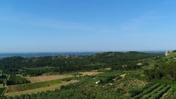 Parque Natural Los Alpilles Cerca Les Baux Provence Francia Desde — Vídeos de Stock