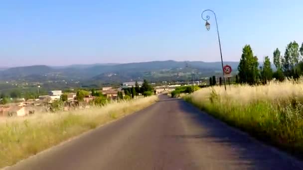 Passeio Carro Coração Parque Natural Regional Luberon França — Vídeo de Stock