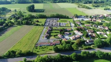 Fransa 'nın Siorac-en-Perigord köyü gökyüzünden görüldü