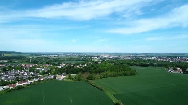 Parque Natural Regional Francés Vexin Visto Desde Cielo — Vídeos de Stock