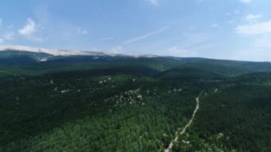 Provence 'deki Mont Ventoux Fransa semalarında görüldü