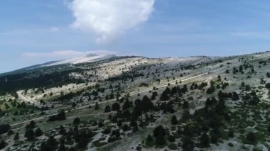 Mont Ventoux ve Provence Vue du Ciel France