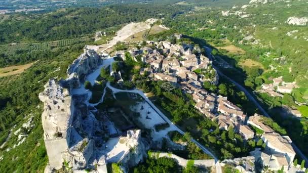 Χωριό Les Baux Provence Στο Bouches Rhone Της Γαλλίας Από — Αρχείο Βίντεο