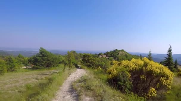 Caminhe Coração Parque Natural Regional Luberon França — Vídeo de Stock