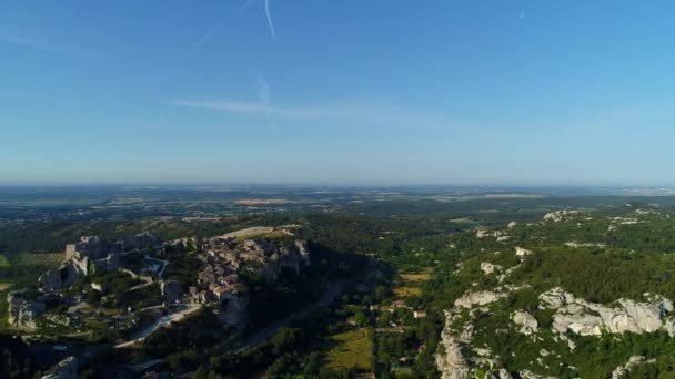 Χωριό Les Baux Provence Στο Bouches Rhone Της Γαλλίας Από — Αρχείο Βίντεο