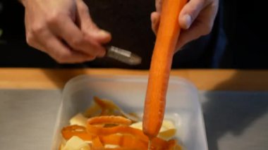 Taze havuç hazırlama