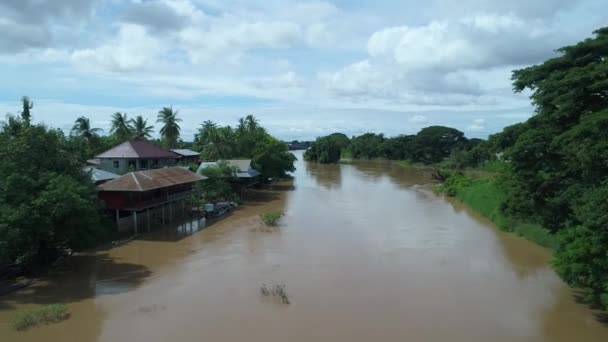 Las 000 Islas Cercanas Don Det Sur Laos Vistas Desde — Vídeo de stock