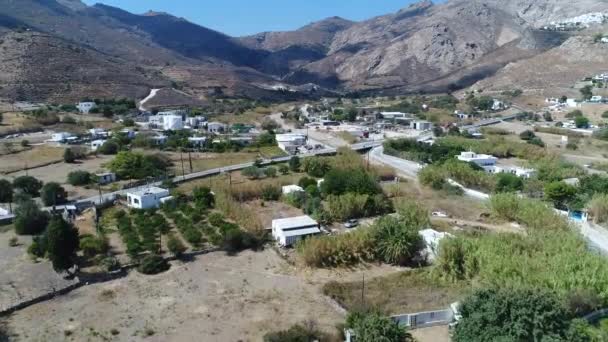 Serifos Ilha Nas Cíclades Grécia Visto Céu — Vídeo de Stock