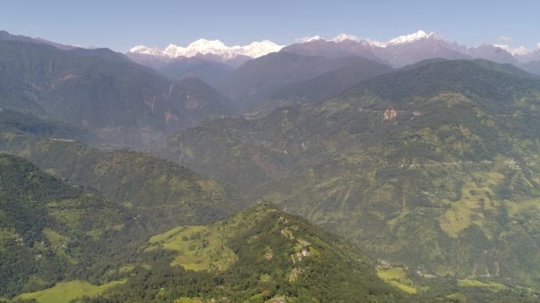 Pelling India Sikkim Desde Cielo — Vídeo de stock
