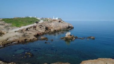 Yunanistan 'ın Kiklad adasındaki Ios adasındaki Magganari plajı