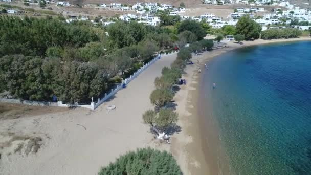 E.net le de Sérifos dans les Cyclades en Grjalá ce vue du ciel — Vídeo de stock