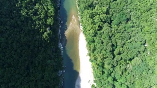 Gorges Ardeche France Seen Sky — Stock video