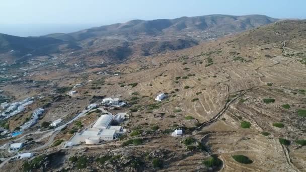 ギリシャのイオス島のミロポタス島の円形劇場の眺め — ストック動画