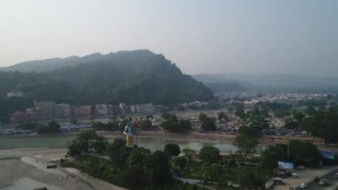 Hindistan 'ın Haridwar eyaleti Uttarakhand gökyüzünden görüldü