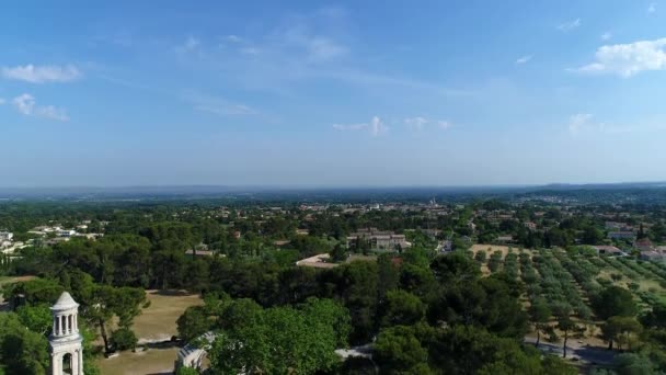 Ciudad Saint Rmy Provence Bouches Rhne Francia Desde Cielo — Vídeo de stock