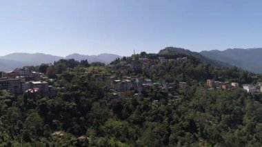 Hindistan 'da Sikkim eyaleti gökyüzünden görüldü.