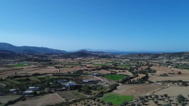 Ilha Naxos Nas Cíclades Grécia Vista Céu — Vídeo de Stock