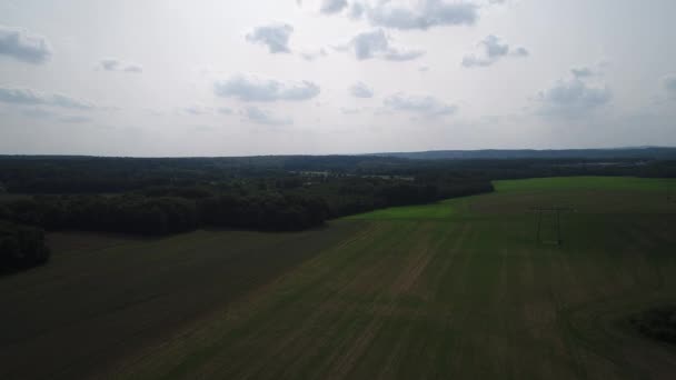 Francuski Vexin Regionalny Park Naturalny Widziany Nieba — Wideo stockowe