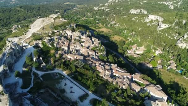 Χωριό Les Baux Provence Στο Bouches Rhone Της Γαλλίας Από — Αρχείο Βίντεο