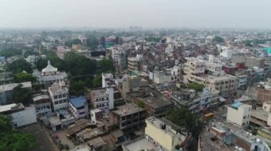 Hindistan 'ın Uttar Pradesh kentindeki Varanasi (Benares) şehri gökyüzünden görüldü