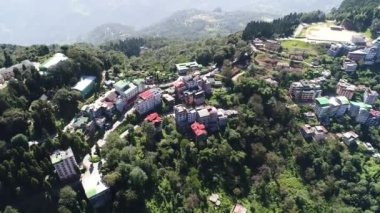 Hindistan 'da Sikkim eyaleti gökyüzünden görüldü.