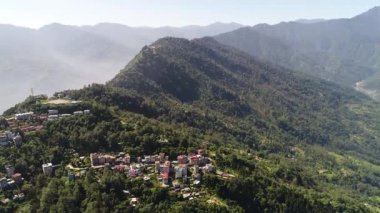 Hindistan 'da Sikkim eyaleti gökyüzünden görüldü.