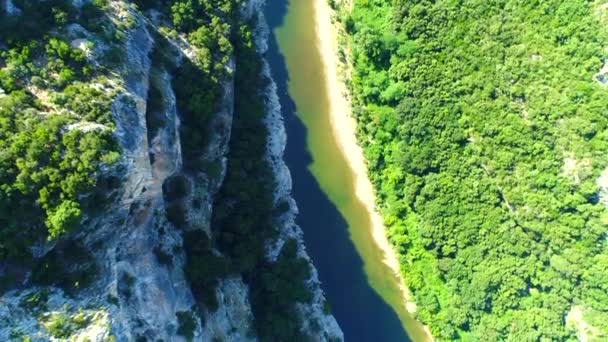 Ущелини Ардеша Франції Які Можна Побачити Неба — стокове відео