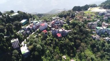 Hindistan 'da Sikkim eyaleti gökyüzünden görüldü.