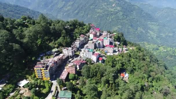 Pelling India State Sikkim Seen Sky — Stock video