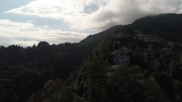 Monastère Rumtek Sikkim Inde Vue Ciel — Video