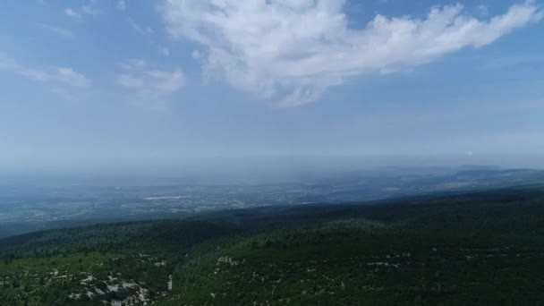 空から見たプロヴァンスのモンヴェントゥ — ストック動画