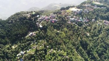 Hindistan 'da Sikkim eyaleti gökyüzünden görüldü.