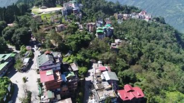 Hindistan 'da Sikkim eyaleti gökyüzünden görüldü.