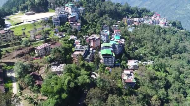 Pelling India State Sikkim Seen Sky — Stock Video