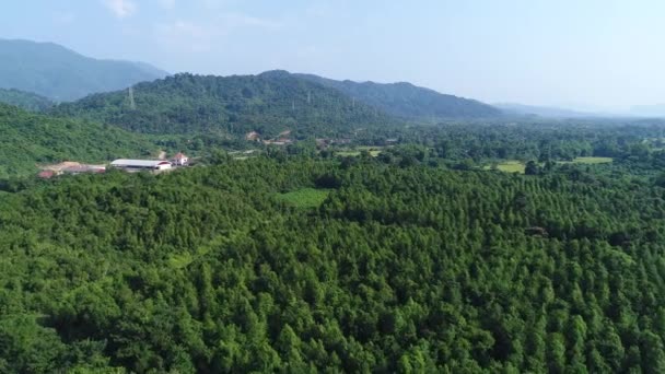 Paisagens Naturais Redor Cidade Vang Vieng Laos Vistas Céu — Vídeo de Stock