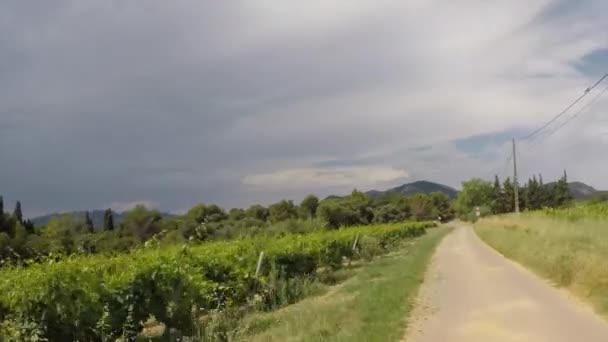 Autorit Wegen Tussen Gidondas Beaume Venise Frankrijk — Stockvideo