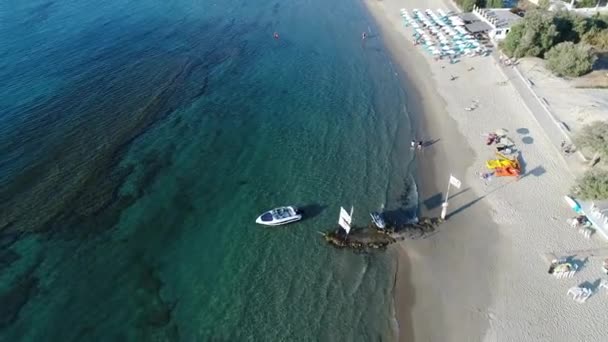 Aldeia Chora Ilha Naxos Nas Cíclades Grécia Céu — Vídeo de Stock