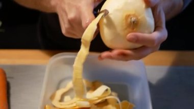 Taze organik şalgam hazırlığı