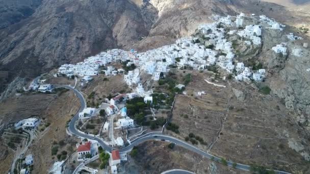 Serifos Ilha Nas Cíclades Grécia Visto Céu — Vídeo de Stock