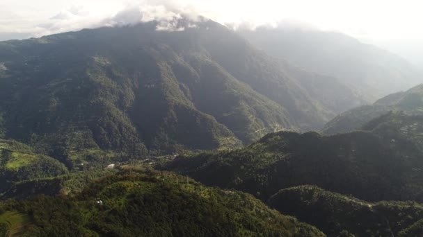 Район Монастыря Румтек Индийском Сикиме Виден Неба — стоковое видео