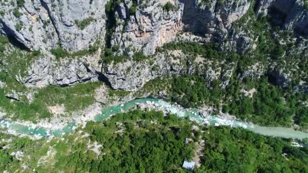 Las Gargantas Del Verdon Parque Natural Regional Del Verdon Francia — Vídeo de stock