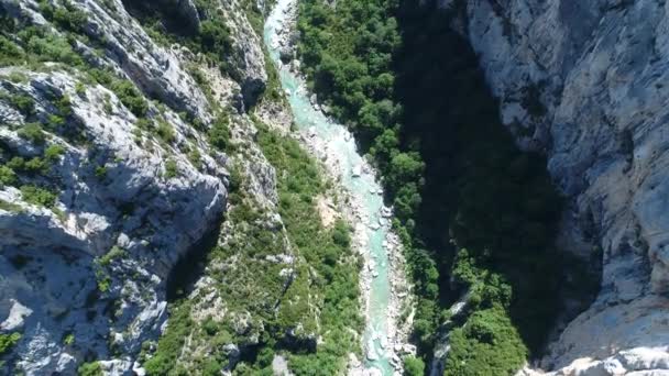 Φαράγγι Του Βερντόν Στο Περιφερειακό Φυσικό Πάρκο Του Βερντόν Στη — Αρχείο Βίντεο