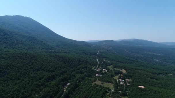 Parque Natural Regional Verdon Perto Aiguines França Visto Céu — Vídeo de Stock