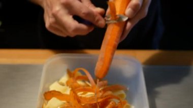 Taze havuç hazırlama