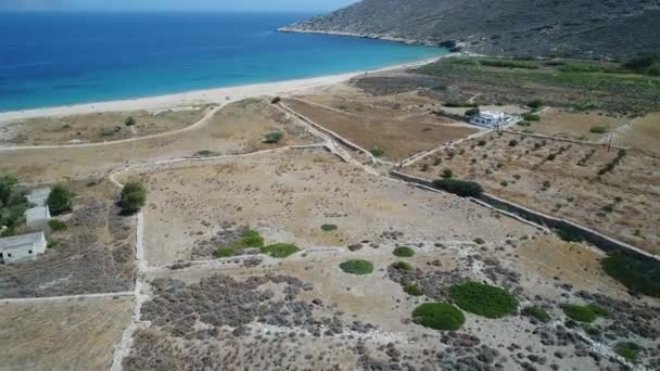 Милопотас Острові Йос Кікладах Греції — стокове відео