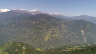 Hindistan 'da Sikkim eyaleti gökyüzünden görüldü.